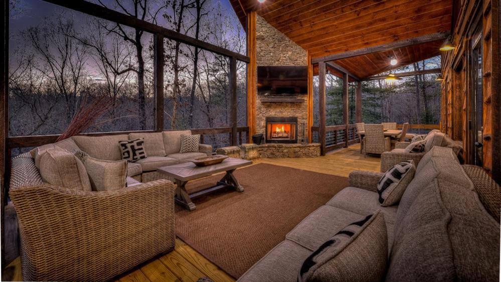 Luxe Mountain Retreat Villa Blue Ridge Exterior photo